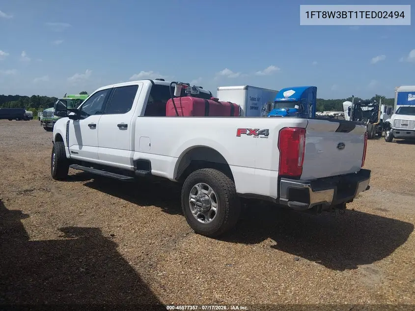 2026 Ford F-350 Xlt VIN: 1FT8W3BT1TED02494 Lot: 45577357