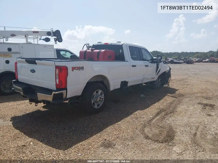 2026 Ford F-350 Xlt VIN: 1FT8W3BT1TED02494 Lot: 45577357