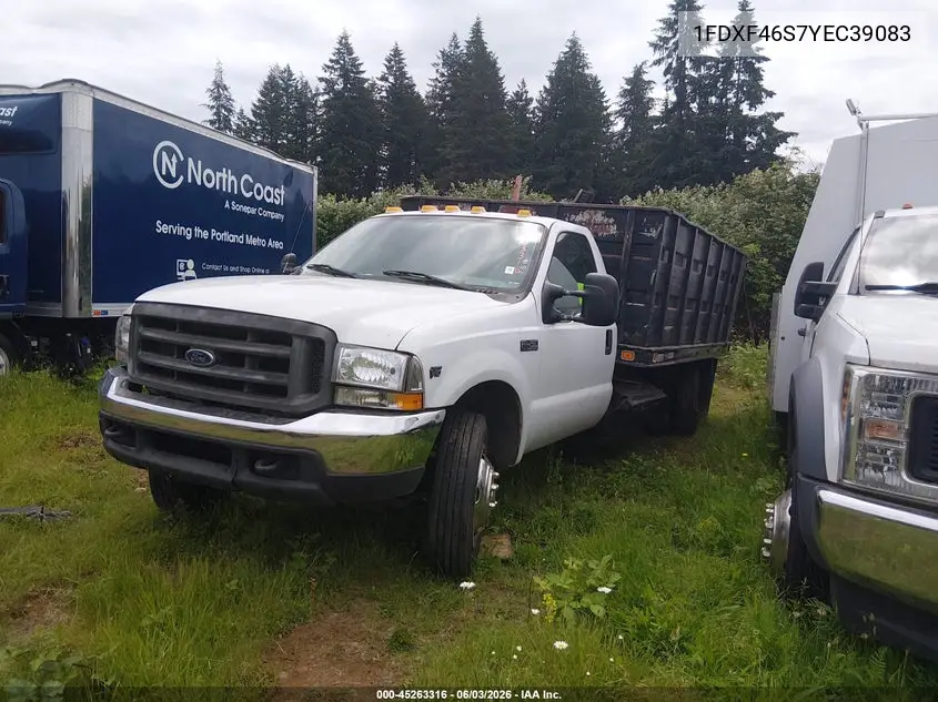 2000 Ford F-450 VIN: 1FDXF46S7YEC39083 Lot: 45263316