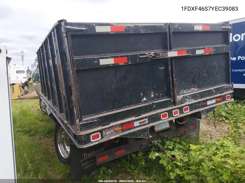2000 Ford F-450 VIN: 1FDXF46S7YEC39083 Lot: 45263316