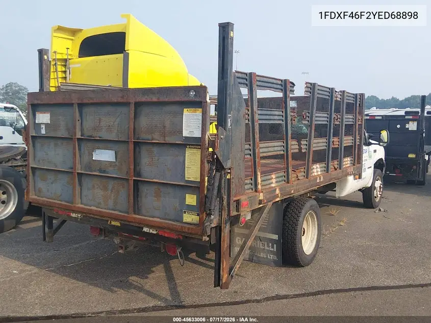2000 Ford F-450 VIN: 1FDXF46F2YED68898 Lot: 45633006