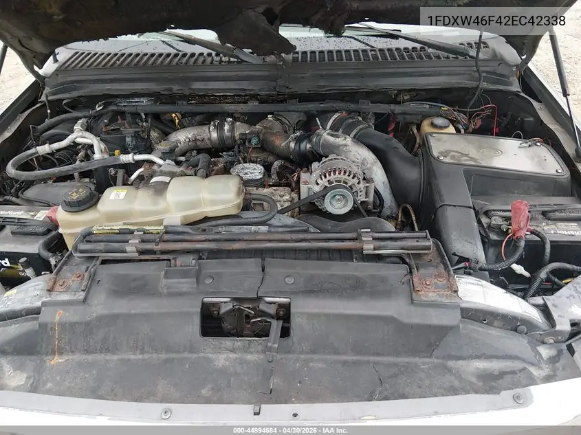2002 Ford F-450 Lariat/Xl/Xlt VIN: 1FDXW46F42EC42338 Lot: 44994684