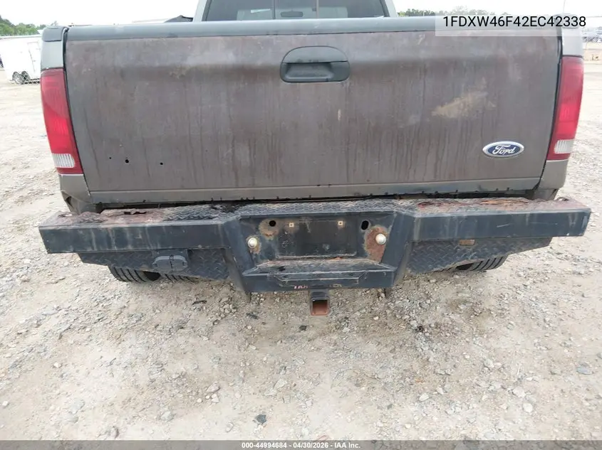 2002 Ford F-450 Lariat/Xl/Xlt VIN: 1FDXW46F42EC42338 Lot: 44994684