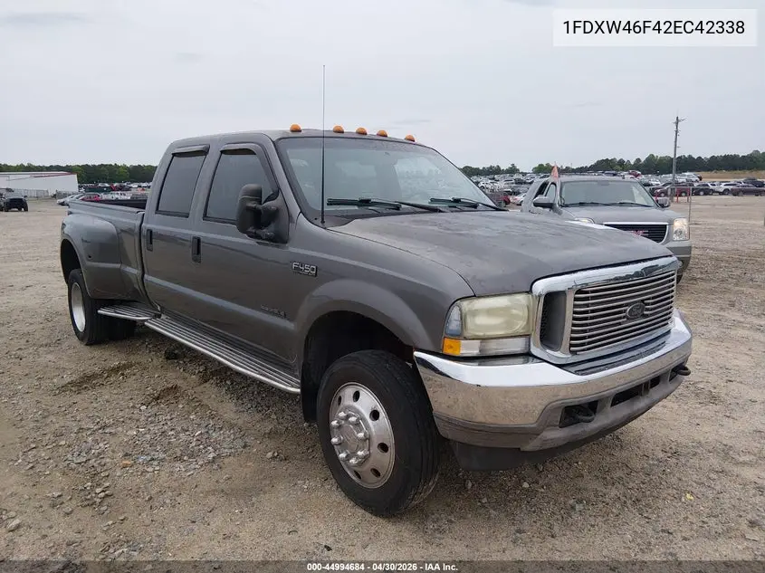 2002 Ford F-450 Lariat/Xl/Xlt VIN: 1FDXW46F42EC42338 Lot: 44994684