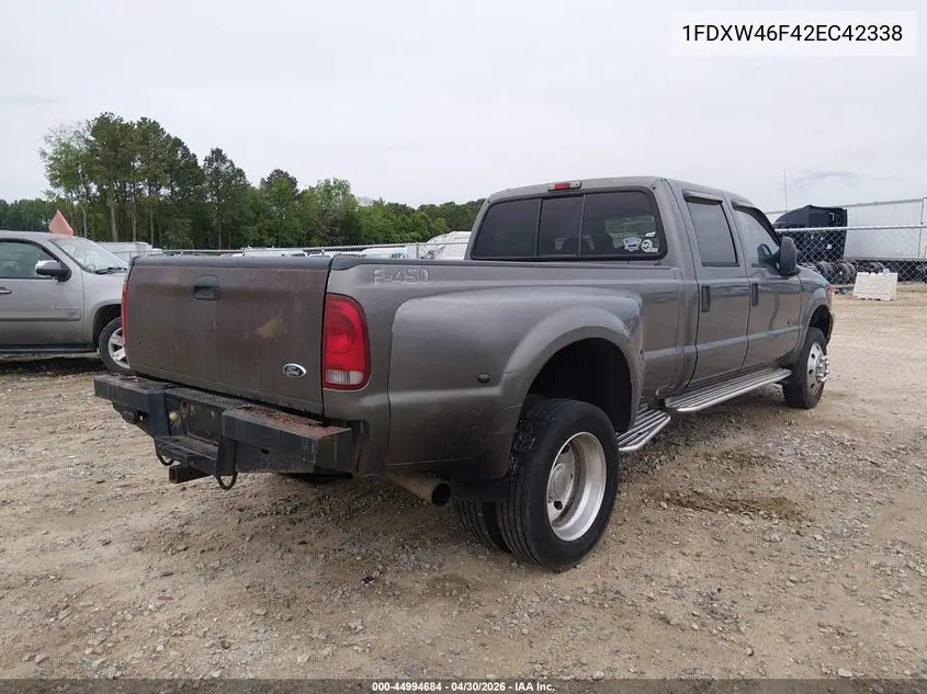 2002 Ford F-450 Lariat/Xl/Xlt VIN: 1FDXW46F42EC42338 Lot: 44994684