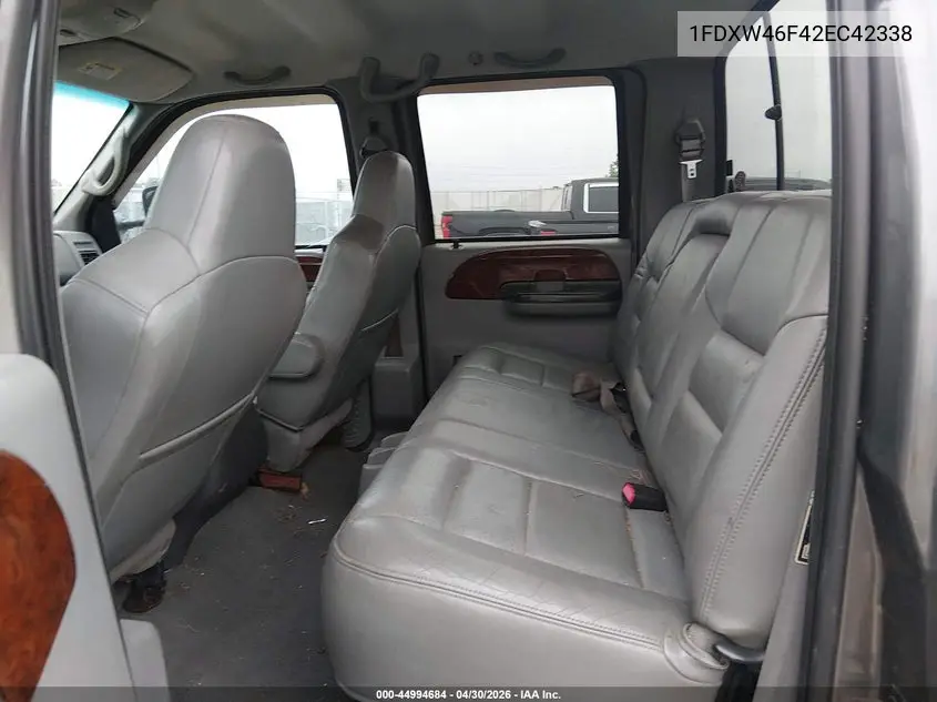 2002 Ford F-450 Lariat/Xl/Xlt VIN: 1FDXW46F42EC42338 Lot: 44994684