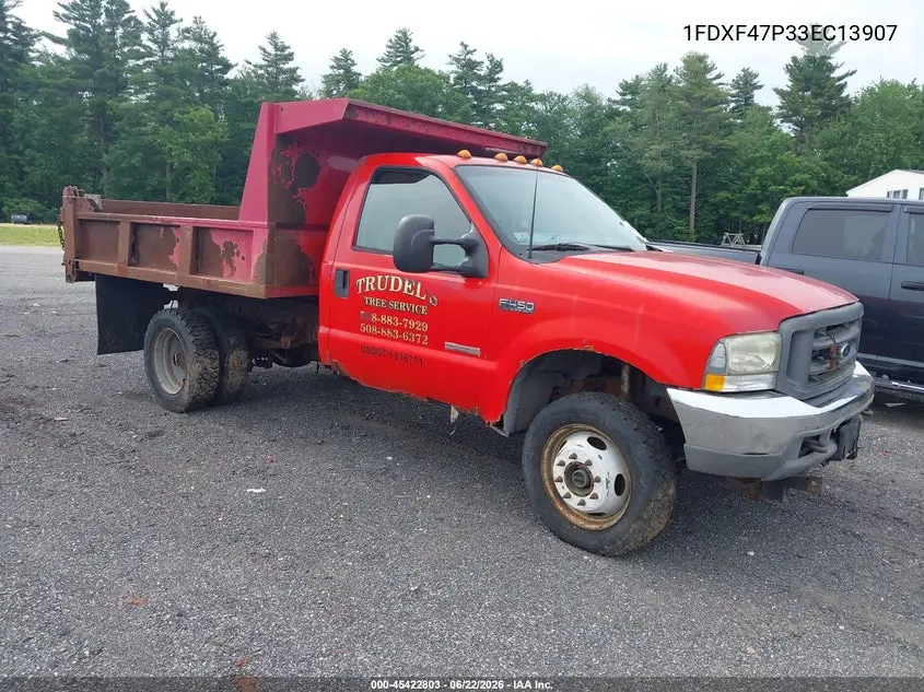 2003 Ford F-450 Xl/Xlt VIN: 1FDXF47P33EC13907 Lot: 45422803