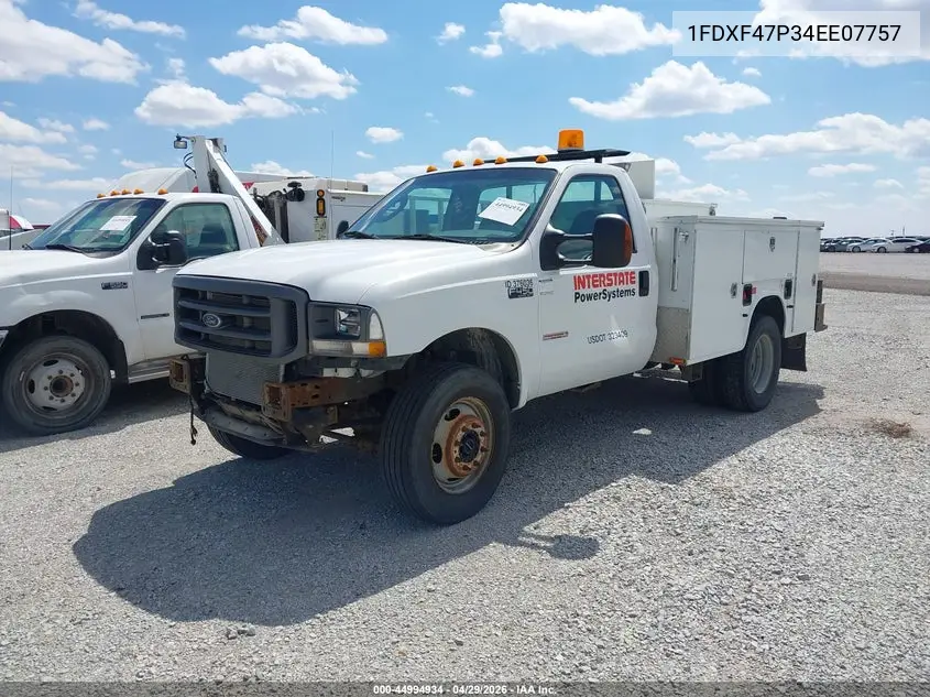 2004 Ford F-450 Xl/Xlt VIN: 1FDXF47P34EE07757 Lot: 44994934