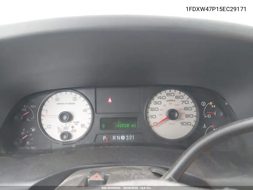 2005 Ford F-450 Lariat/Xl/Xlt VIN: 1FDXW47P15EC29171 Lot: 45300385