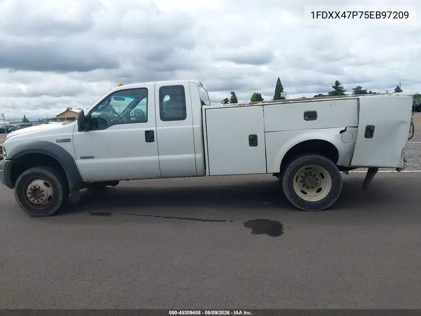 2005 Ford F-450 Lariat/Xl/Xlt VIN: 1FDXX47P75EB97209 Lot: 45309458