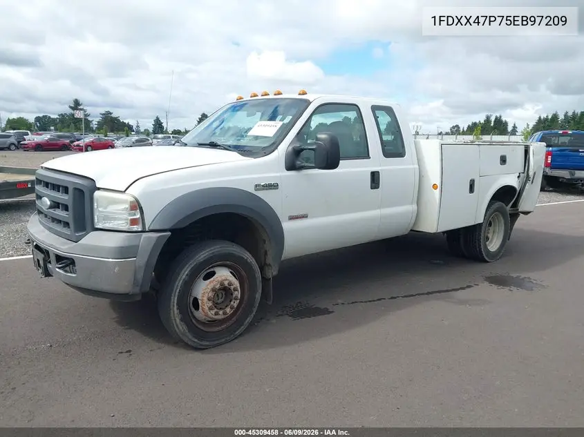 2005 Ford F-450 Lariat/Xl/Xlt VIN: 1FDXX47P75EB97209 Lot: 45309458
