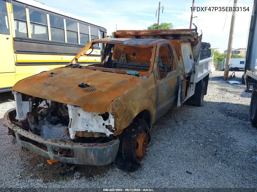 2005 Ford F-450 VIN: 1FDXF47P35EB33154 Lot: 45378963