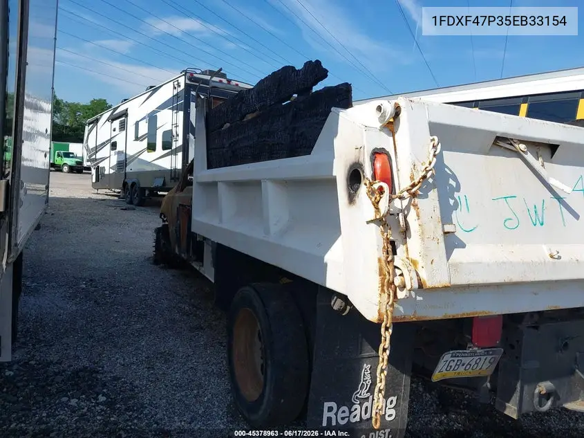 2005 Ford F-450 VIN: 1FDXF47P35EB33154 Lot: 45378963