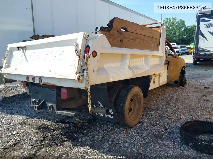 2005 Ford F-450 VIN: 1FDXF47P35EB33154 Lot: 45378963
