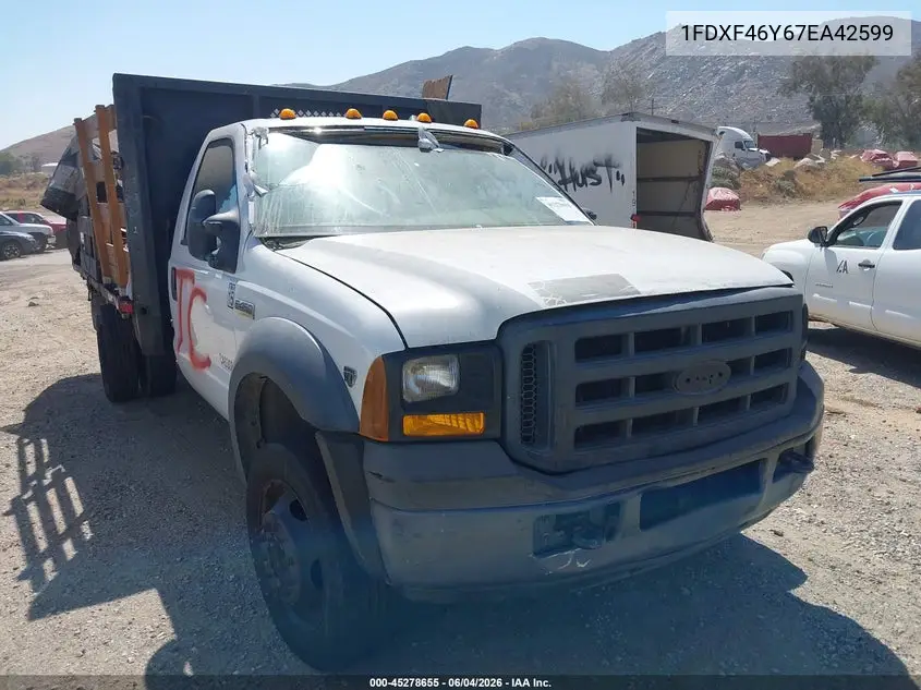 2007 Ford F-450 Chassis Xl/Xlt VIN: 1FDXF46Y67EA42599 Lot: 45278655