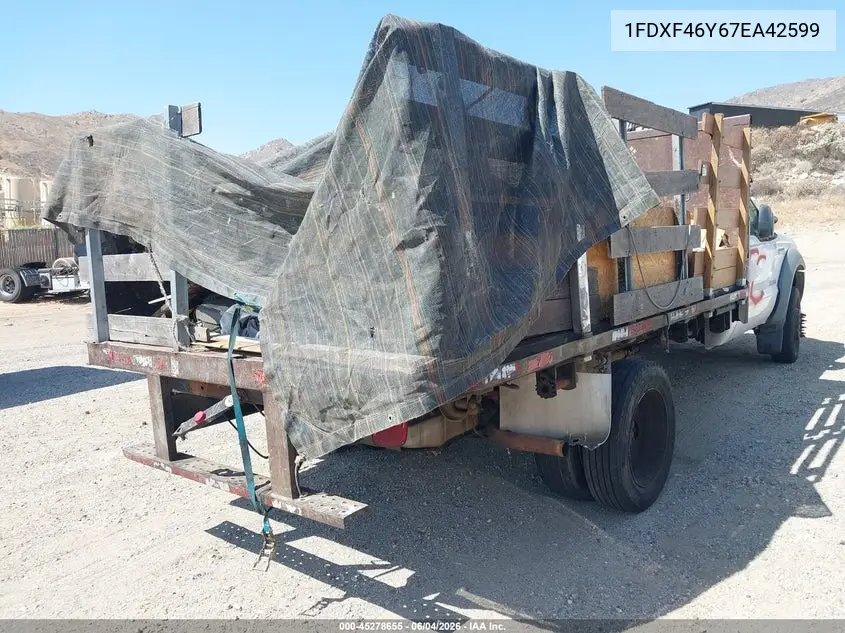 2007 Ford F-450 Chassis Xl/Xlt VIN: 1FDXF46Y67EA42599 Lot: 45278655