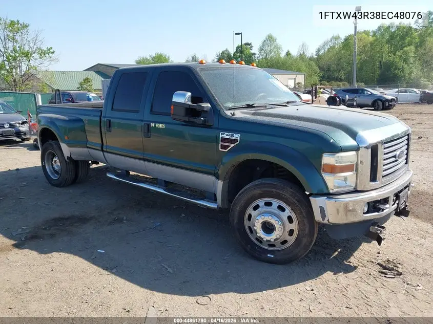 2008 Ford F-450 King Ranch/Lariat/Xl/Xlt VIN: 1FTXW43R38EC48076 Lot: 44861790