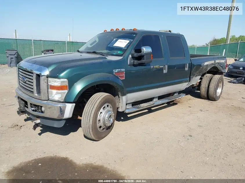 2008 Ford F-450 King Ranch/Lariat/Xl/Xlt VIN: 1FTXW43R38EC48076 Lot: 44861790