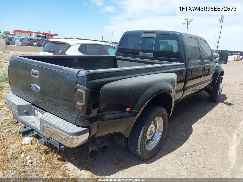 2008 Ford F-450 King Ranch/Lariat/Xl/Xlt VIN: 1FTXW43R98EB72573 Lot: 45094228