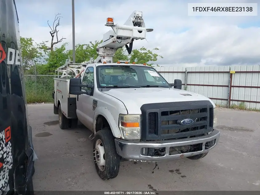2008 Ford F-450 Chassis Xl/Xlt VIN: 1FDXF46RX8EE23138 Lot: 45319771