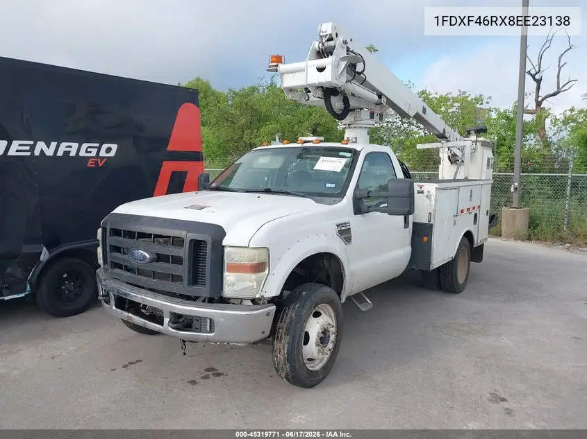 2008 Ford F-450 Chassis Xl/Xlt VIN: 1FDXF46RX8EE23138 Lot: 45319771