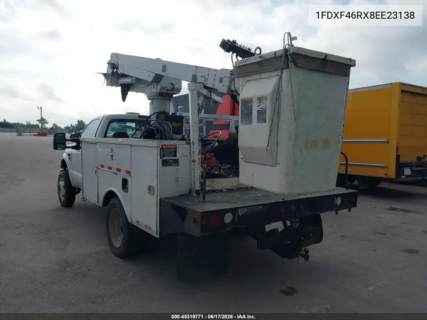 2008 Ford F-450 Chassis Xl/Xlt VIN: 1FDXF46RX8EE23138 Lot: 45319771