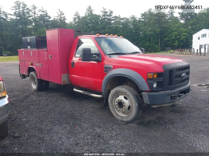 2008 Ford Super Duty F-450 Drw Xl/Xlt VIN: 1FDXF46Y68EA62451 Lot: 45473704