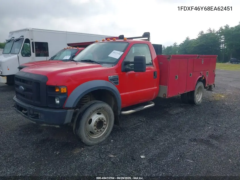 2008 Ford Super Duty F-450 Drw Xl/Xlt VIN: 1FDXF46Y68EA62451 Lot: 45473704