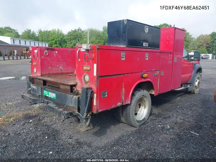 2008 Ford Super Duty F-450 Drw Xl/Xlt VIN: 1FDXF46Y68EA62451 Lot: 45473704