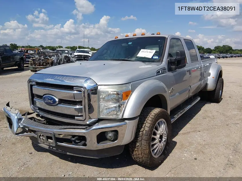 2012 Ford F-450 Lariat VIN: 1FT8W4DT2CEA38091 Lot: 45221384