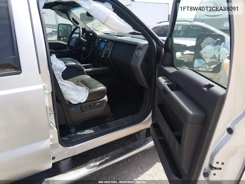 2012 Ford F-450 Lariat VIN: 1FT8W4DT2CEA38091 Lot: 45221384