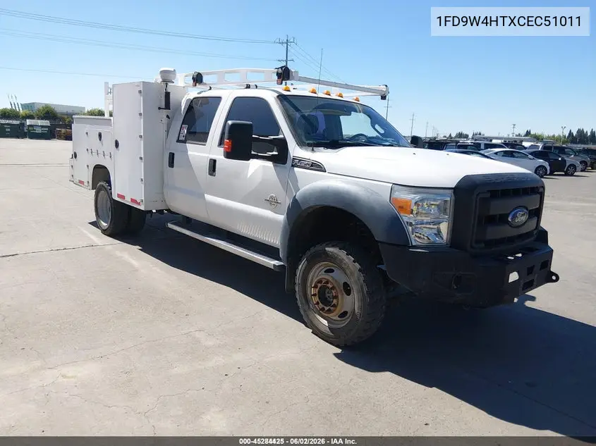2012 Ford F-450 Chassis Xl VIN: 1FD9W4HTXCEC51011 Lot: 45284425