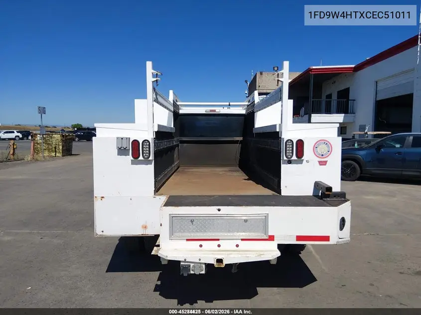 2012 Ford F-450 Chassis Xl VIN: 1FD9W4HTXCEC51011 Lot: 45284425