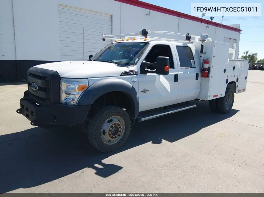 2012 Ford F-450 Chassis Xl VIN: 1FD9W4HTXCEC51011 Lot: 45284425