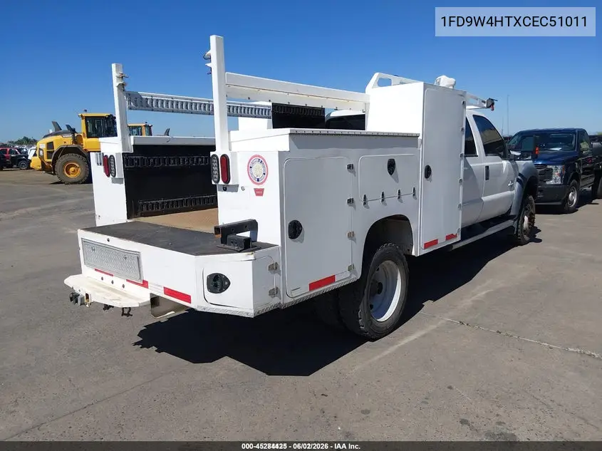 2012 Ford F-450 Chassis Xl VIN: 1FD9W4HTXCEC51011 Lot: 45284425