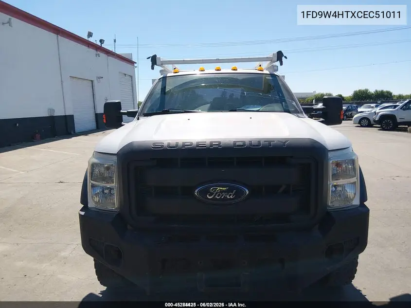 2012 Ford F-450 Chassis Xl VIN: 1FD9W4HTXCEC51011 Lot: 45284425