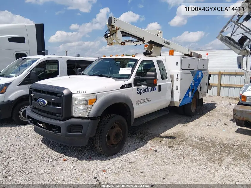 2012 Ford F-450 Chassis Xl/Xlt VIN: 1FD0X4GYXCEA14411 Lot: 45397858
