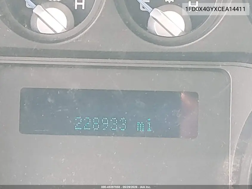 2012 Ford F-450 Chassis Xl/Xlt VIN: 1FD0X4GYXCEA14411 Lot: 45397858