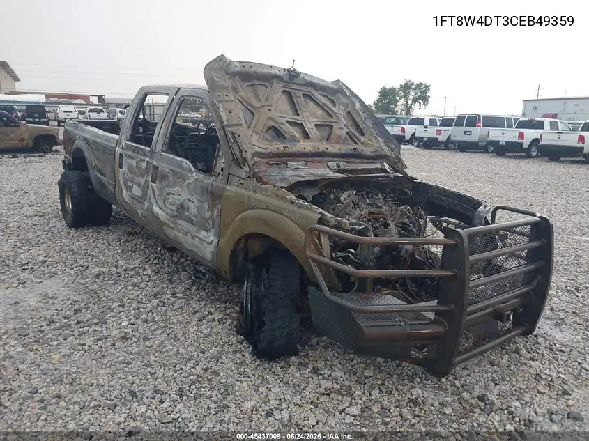 2012 Ford Super Duty F-450 Drw King Ranch/Lariat/Xl/Xlt VIN: 1FT8W4DT3CEB49359 Lot: 45437009