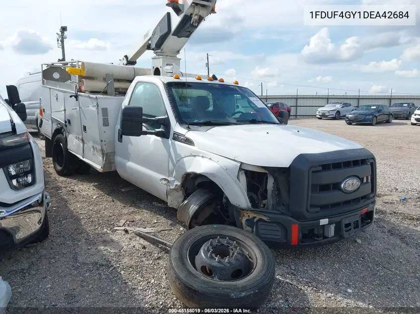 2013 Ford F-450 Chassis Xl VIN: 1FDUF4GY1DEA42684 Lot: 45158019