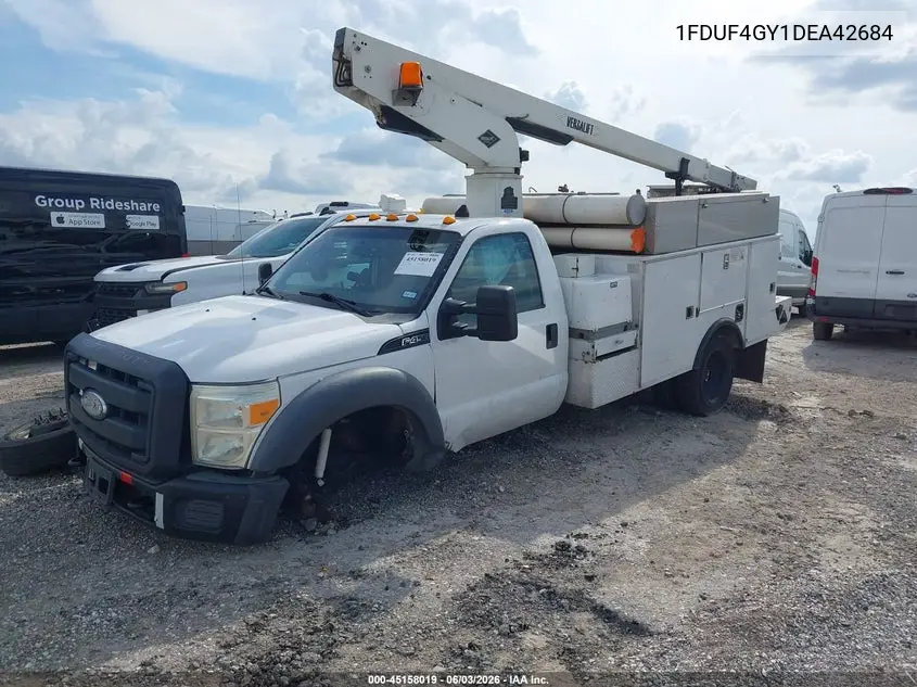 2013 Ford F-450 Chassis Xl VIN: 1FDUF4GY1DEA42684 Lot: 45158019