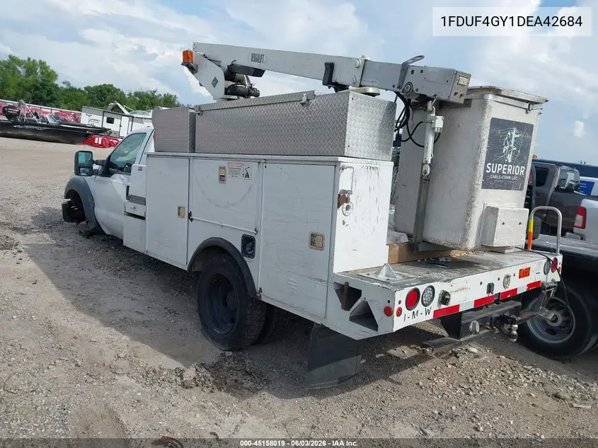 2013 Ford F-450 Chassis Xl VIN: 1FDUF4GY1DEA42684 Lot: 45158019