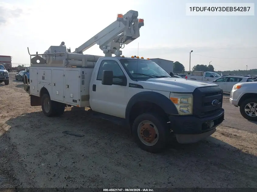 2013 Ford F-450 Chassis Xl/Xlt VIN: 1FDUF4GY3DEB54287 Lot: 45521747