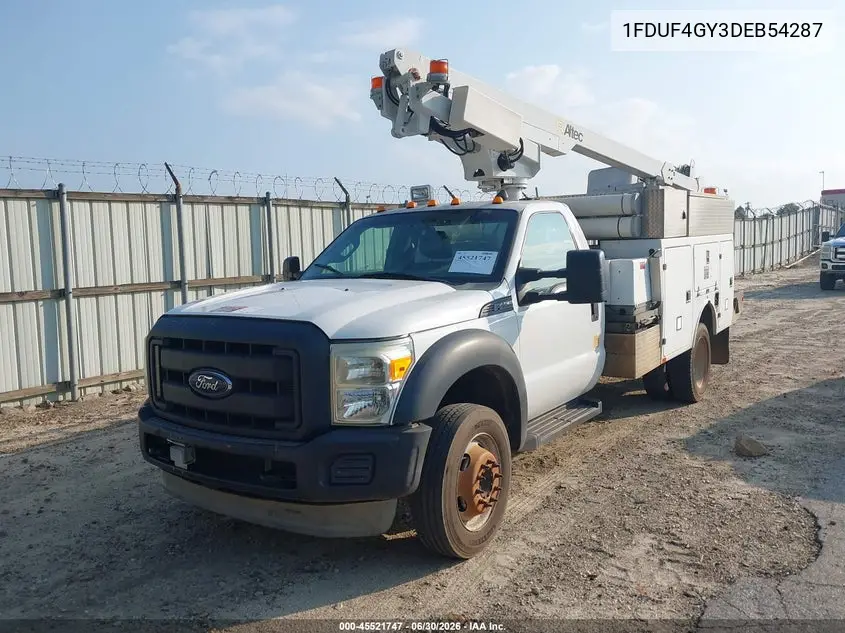 2013 Ford F-450 Chassis Xl/Xlt VIN: 1FDUF4GY3DEB54287 Lot: 45521747