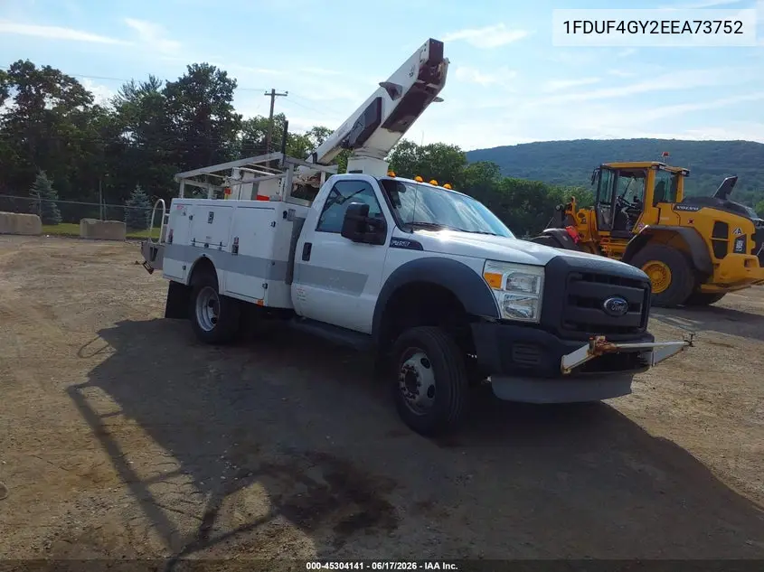 2014 Ford F-450 Chassis Xl VIN: 1FDUF4GY2EEA73752 Lot: 45304141