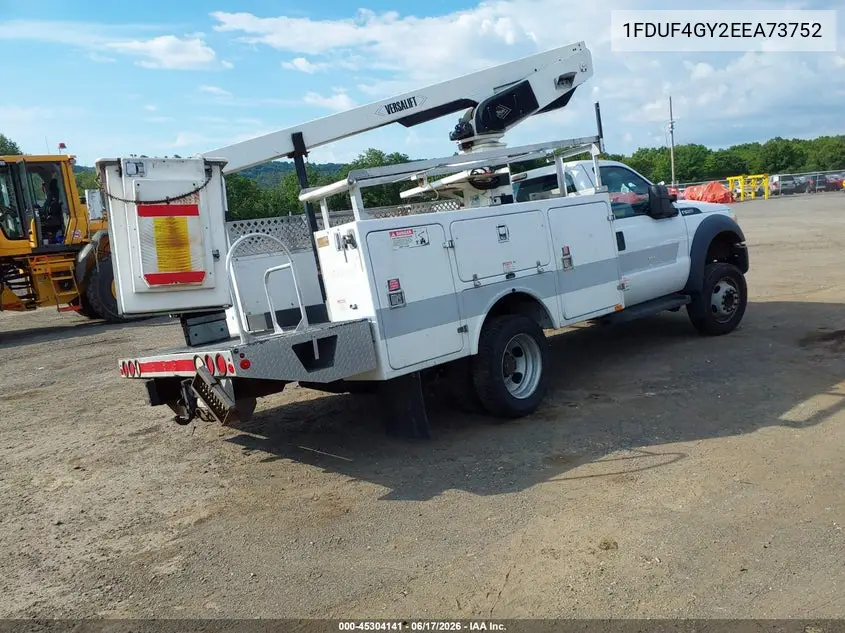2014 Ford F-450 Chassis Xl VIN: 1FDUF4GY2EEA73752 Lot: 45304141