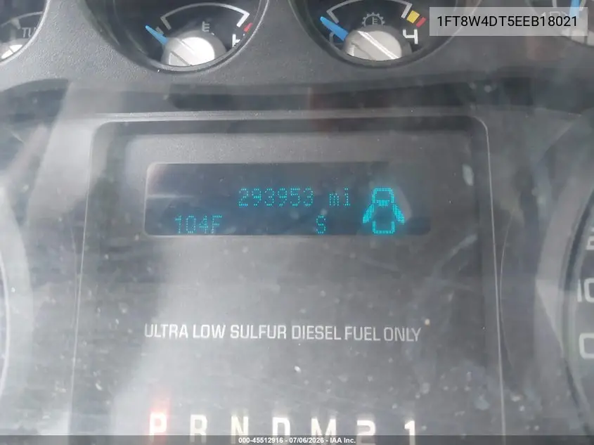 2014 Ford F-450 Xlt VIN: 1FT8W4DT5EEB18021 Lot: 45512916