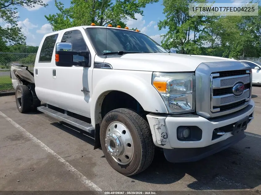 2015 Ford F-450 Lariat VIN: 1FT8W4DT7FED04225 Lot: 45109367