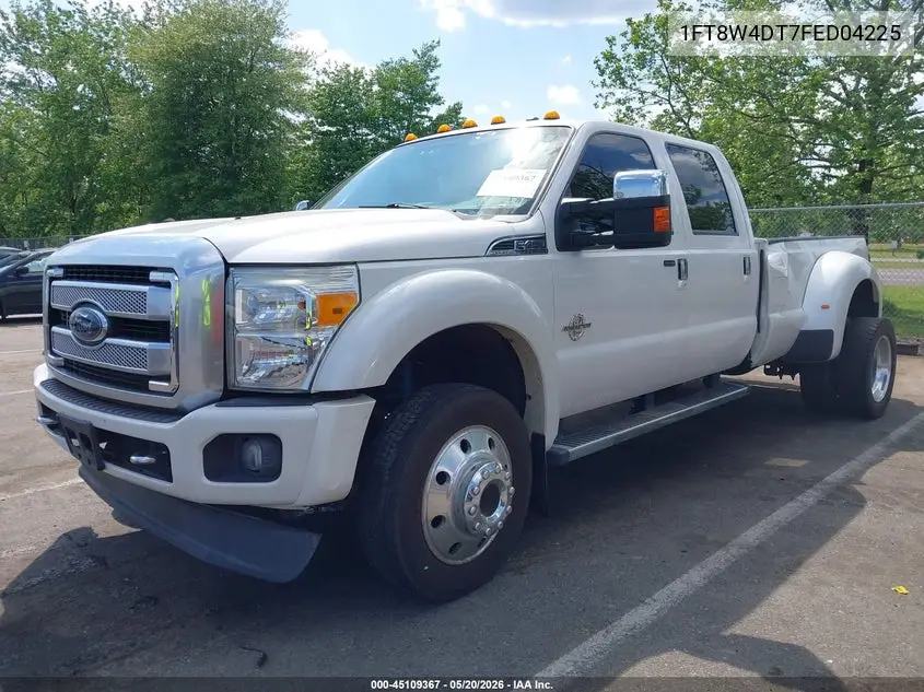 2015 Ford F-450 Lariat VIN: 1FT8W4DT7FED04225 Lot: 45109367