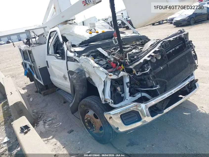2016 Ford F-450 Chassis Xl VIN: 1FDUF4GT7GED32730 Lot: 45125648
